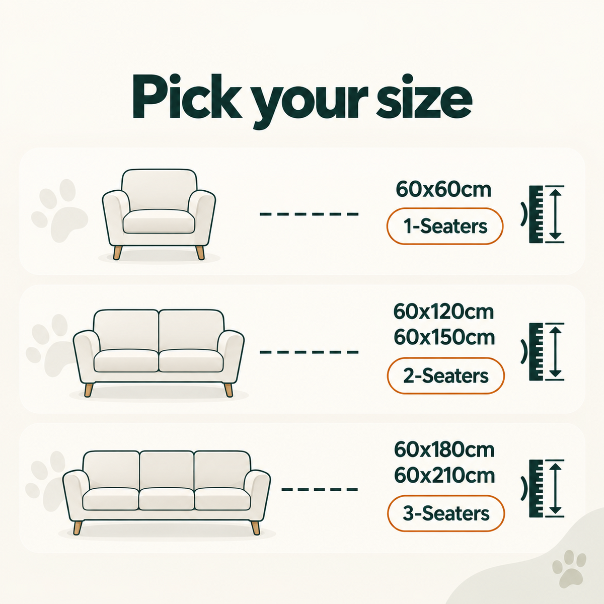 RydaCover XXL | The Non-Slip Sofa Runner