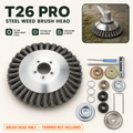 T26 PRO | 6" Indestructible Steel Trimmer Head