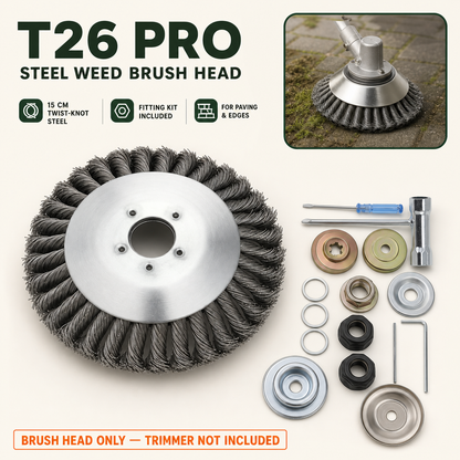 T26 PRO | 6" Indestructible Steel Trimmer Head