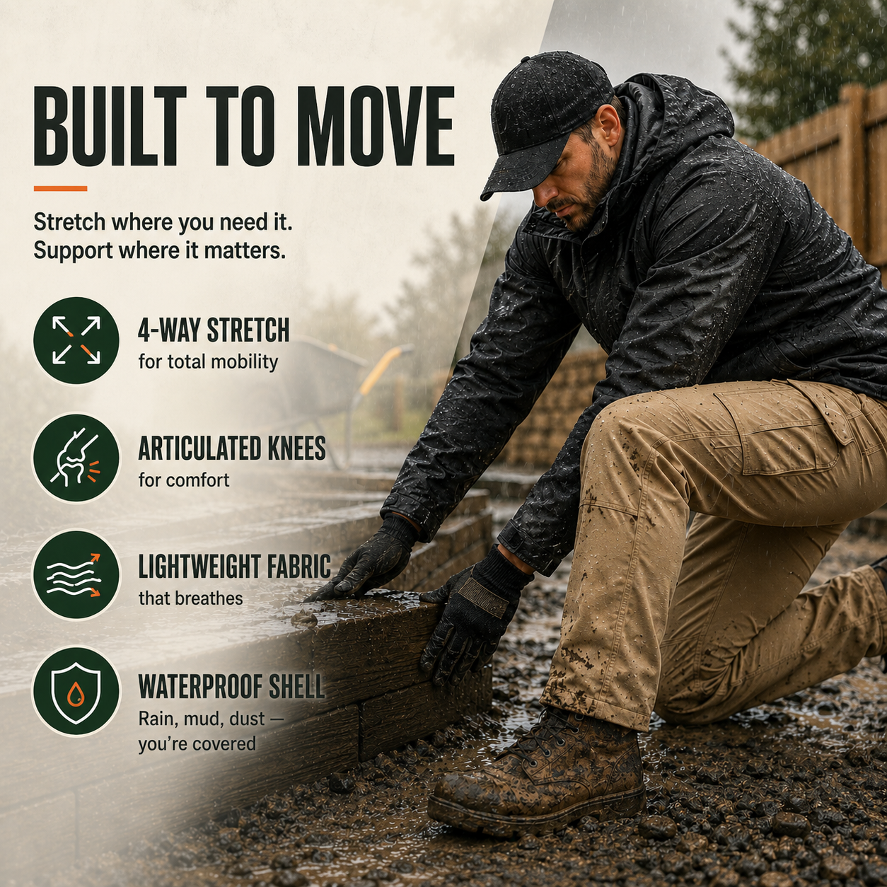 T70 PRO | The Indestructible All-Conditions Cargo Trousers