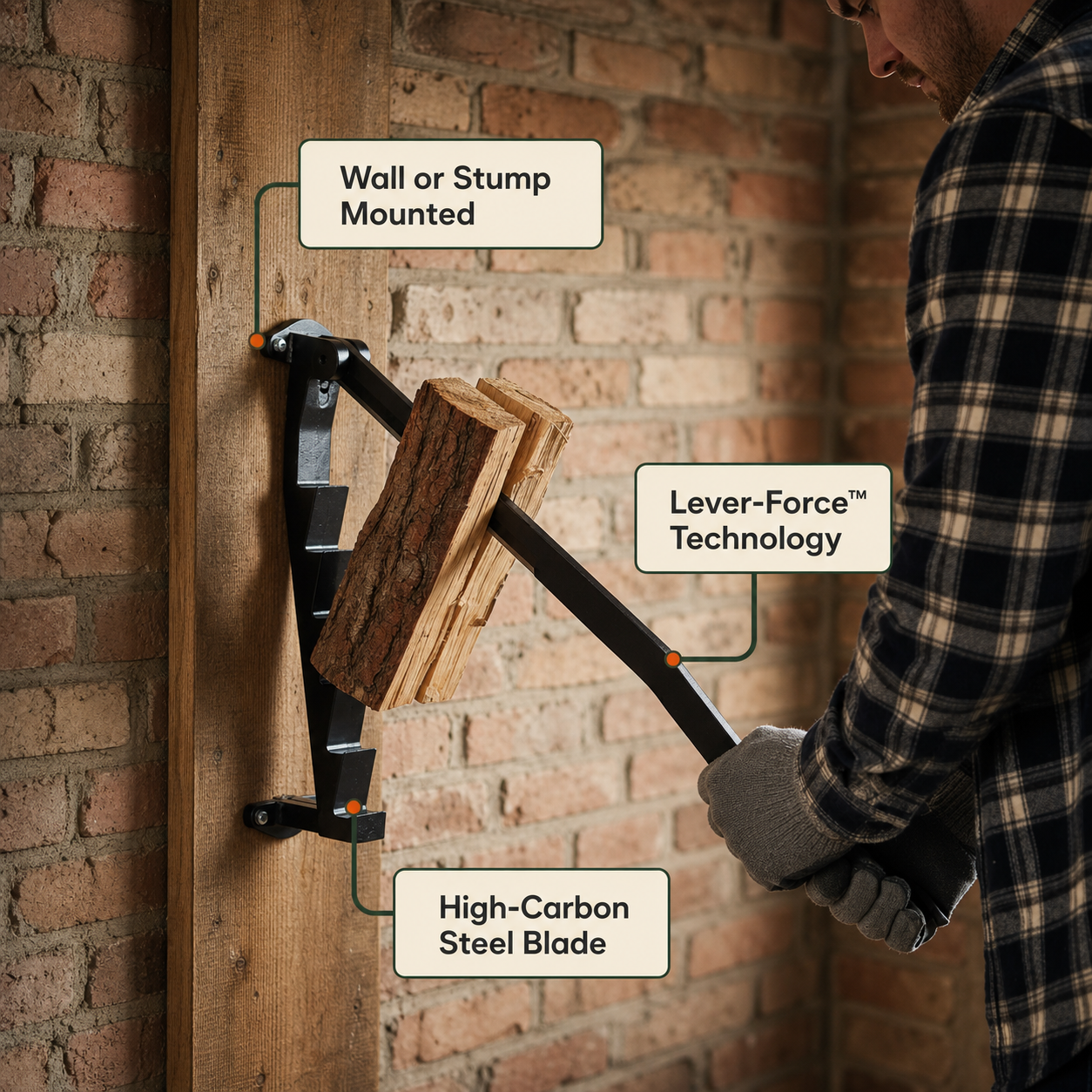 K50 PRO | The Lever‑Force Wood Splitter