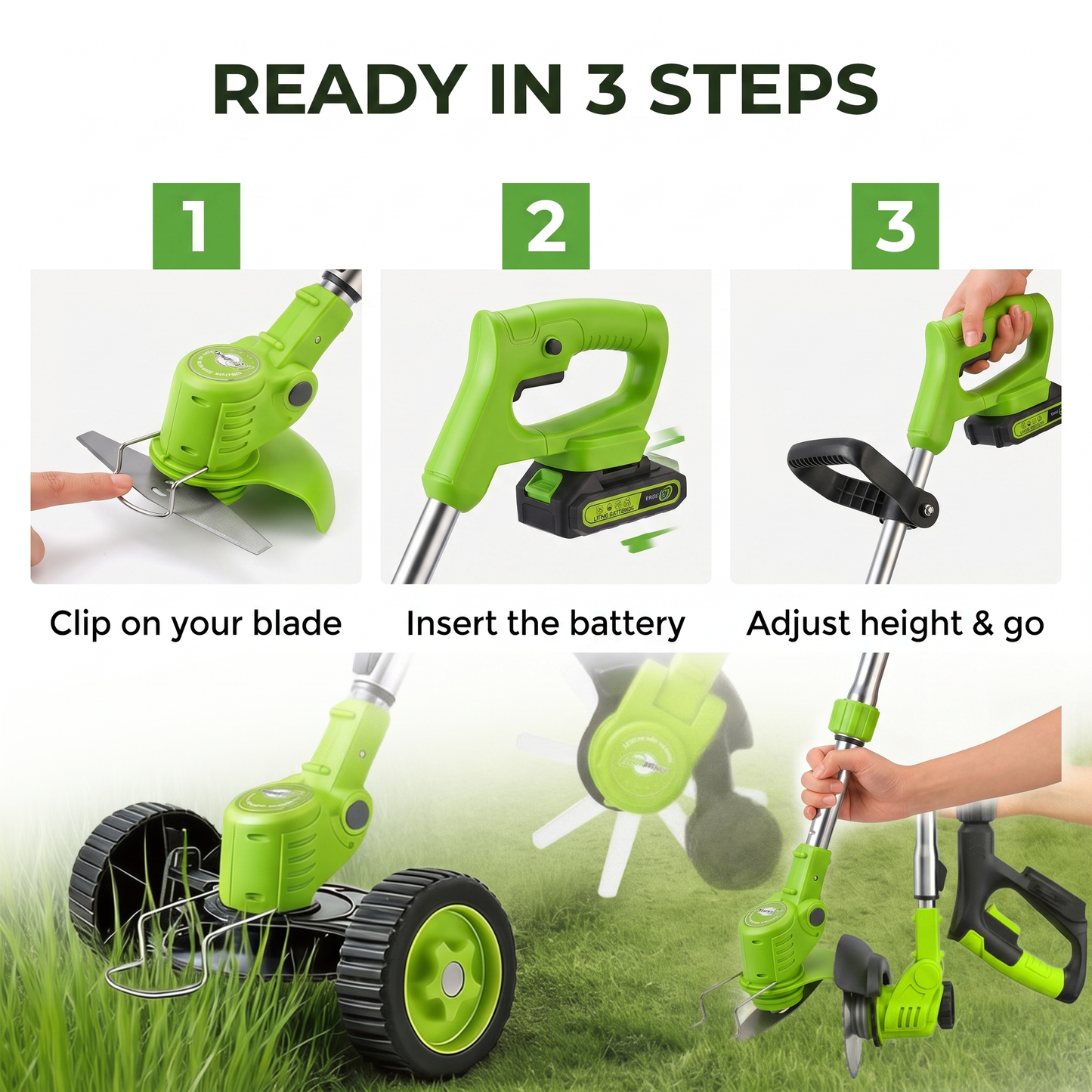 G90 PRO | The Complete 3-in-1 Cordless Trimmer Kit