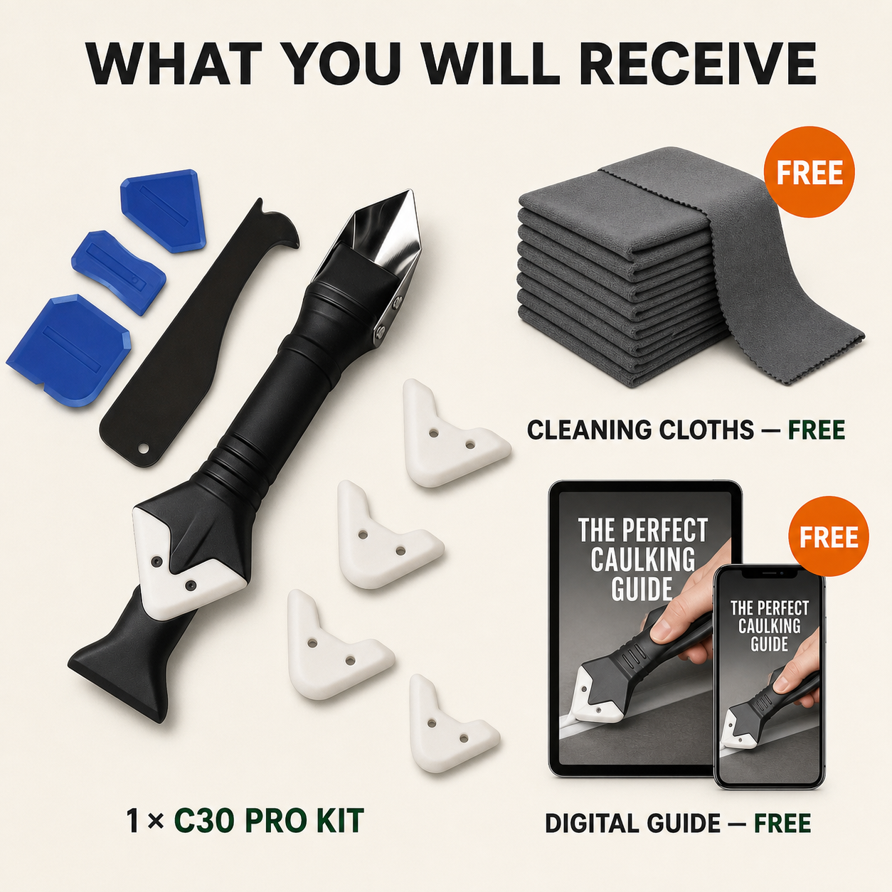C30 PRO | The Precision Caulking Tool