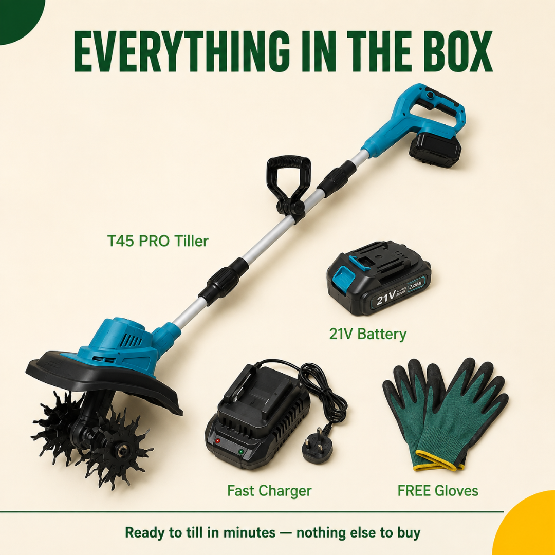 T45 PRO | The Effortless Tiller