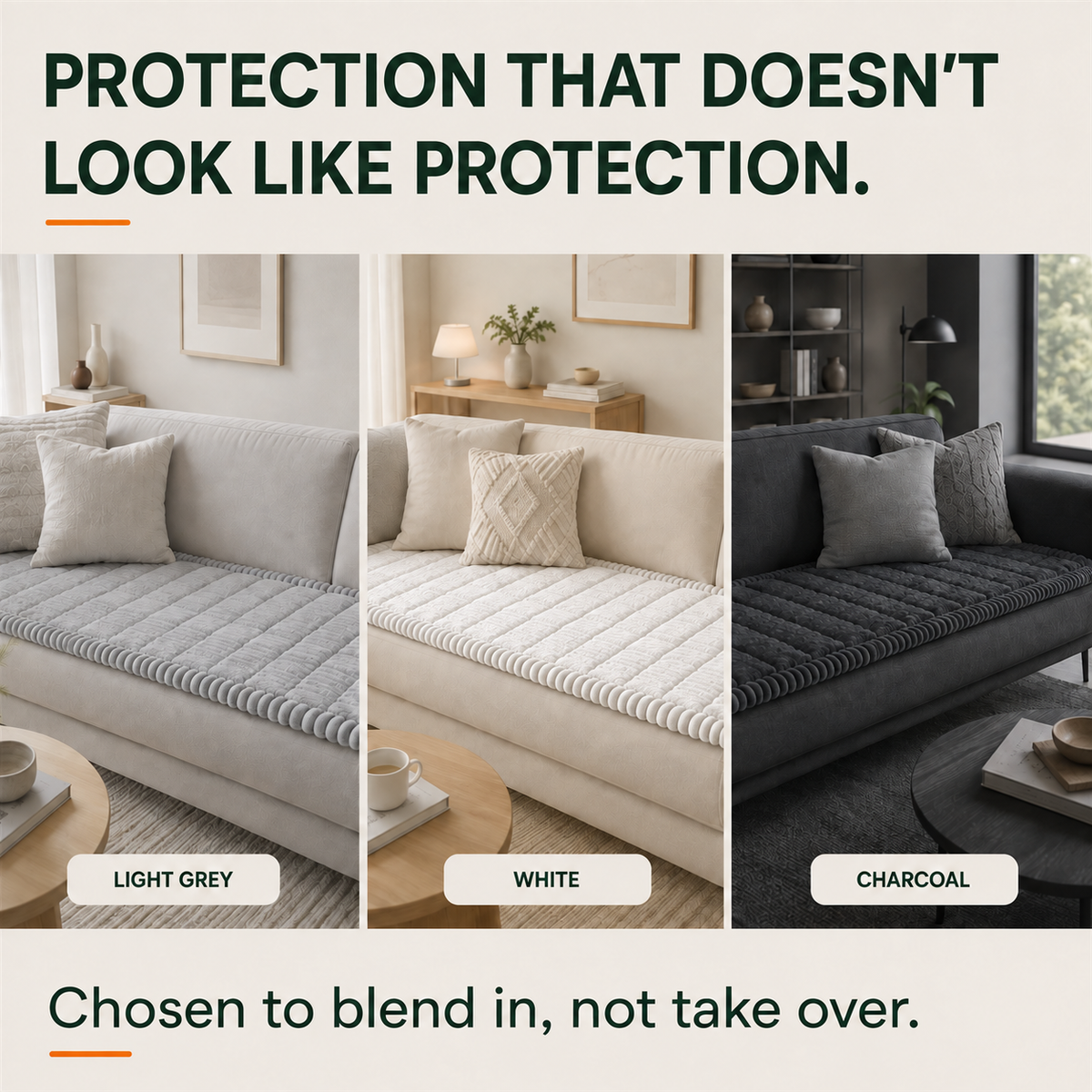 RydaCover XXL | The Non-Slip Sofa Runner