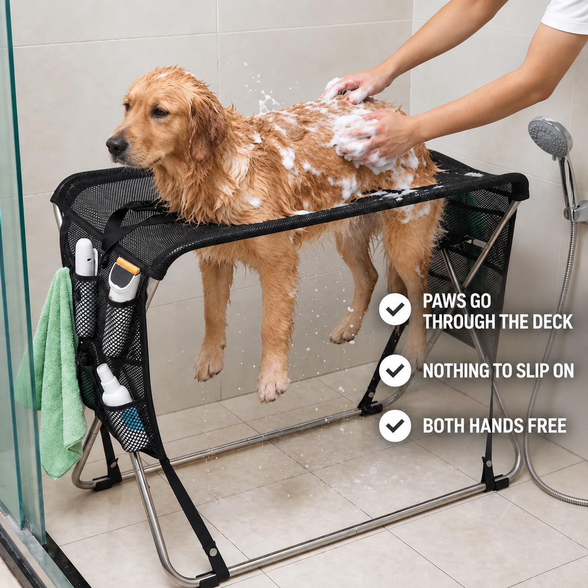 B45 PRO | The Hands-Free Dog Bath & Grooming Table