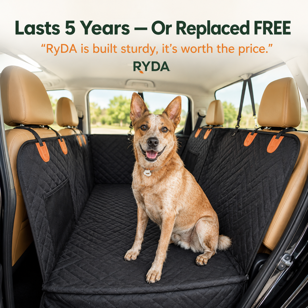 B90 PRO | The Safe Backseat Dog Bed