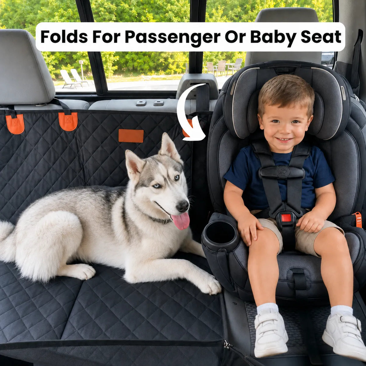 B90 PRO | The Safe Backseat Dog Bed