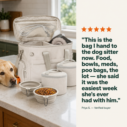Customer review of the D40 PRO dog travel bag