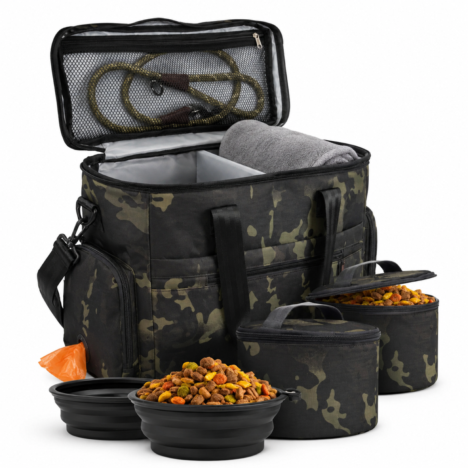 D40 PRO dog travel bag in camo
