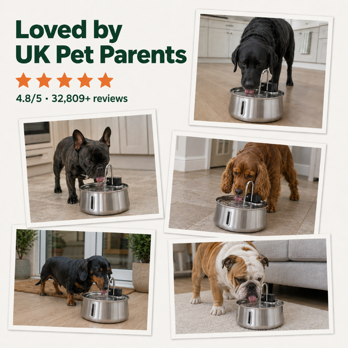 Loved by UK pet parents: 4.8/5, 32,809+ reviews