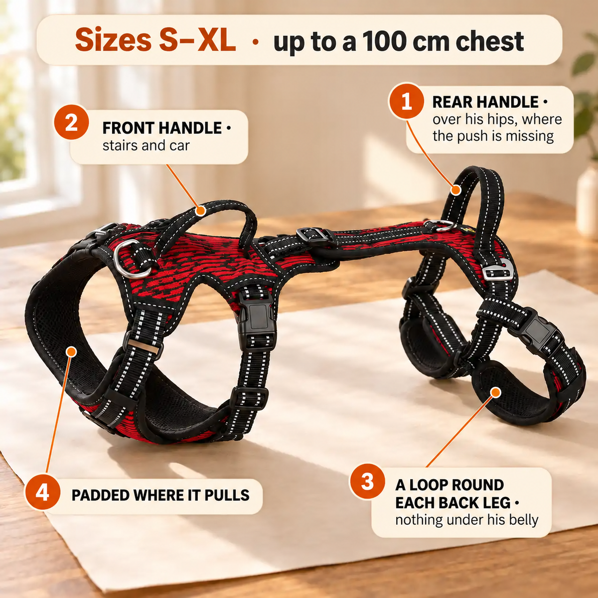 "Up-You-Get" Lift Harness