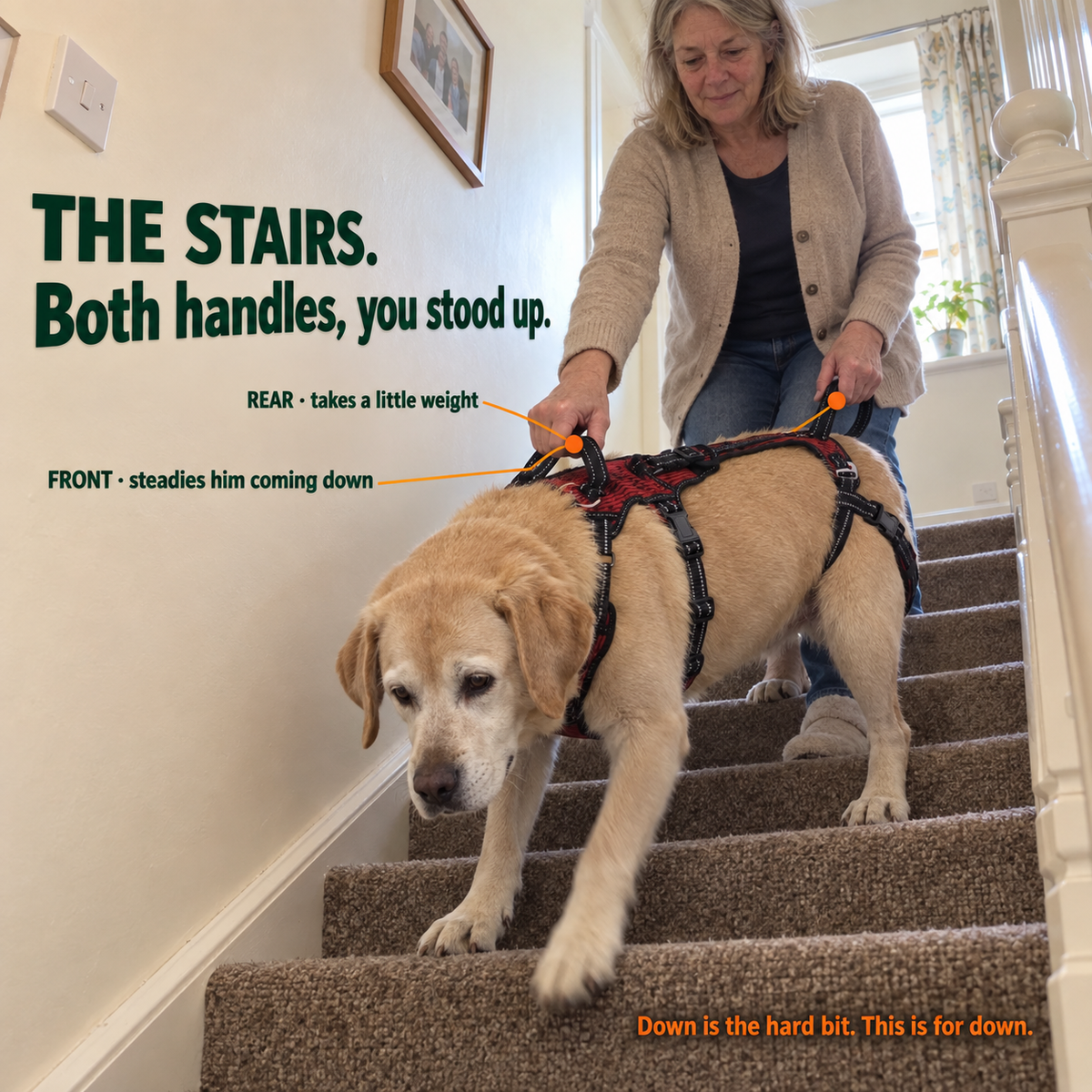 "Up-You-Get" Lift Harness