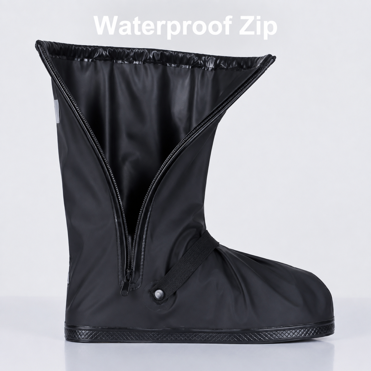 Waterproof full-length zip
