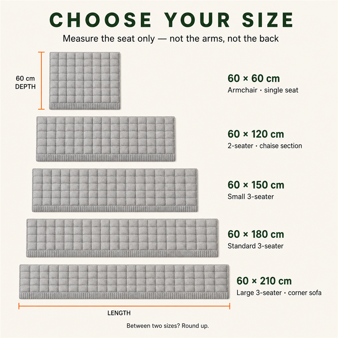 RydaCover XXL | The Non-Slip Sofa Runner