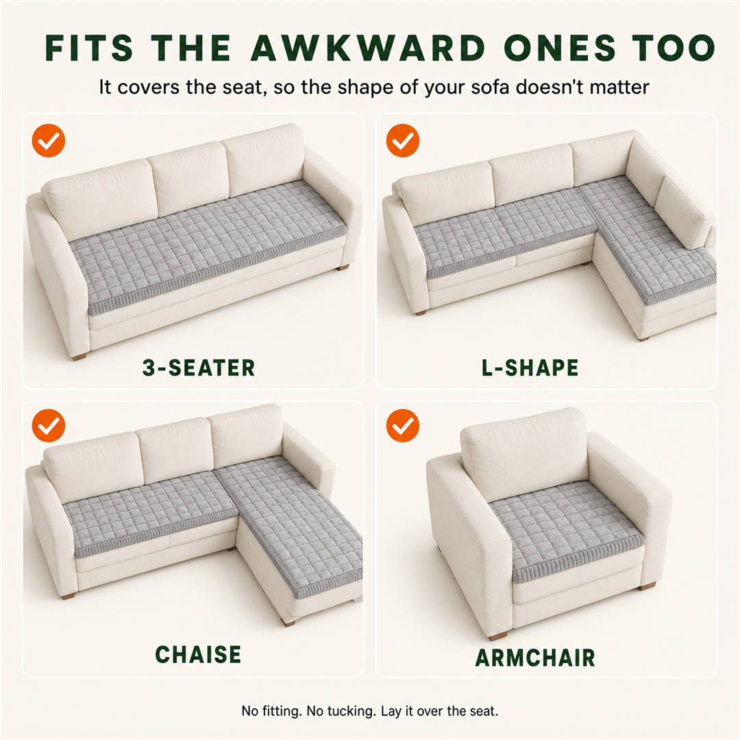 RydaCover XXL | The Non-Slip Sofa Runner