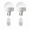 Wireless Rechargeable RGB Bulbs (Set of 2)
