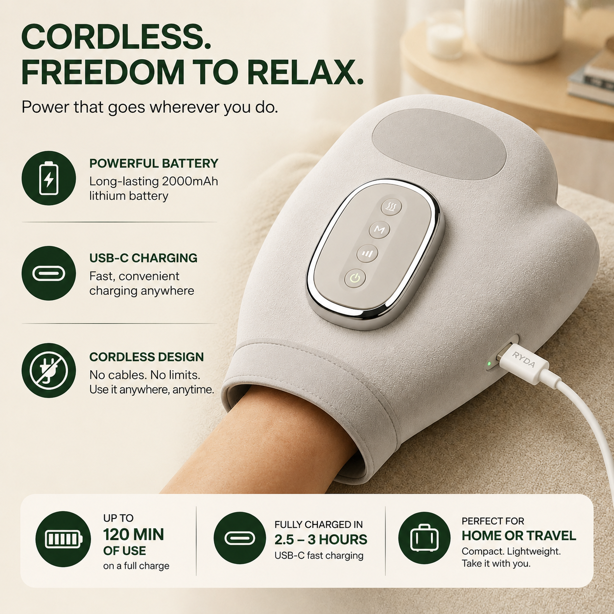 H50 PRO | The Heated Hand Massager