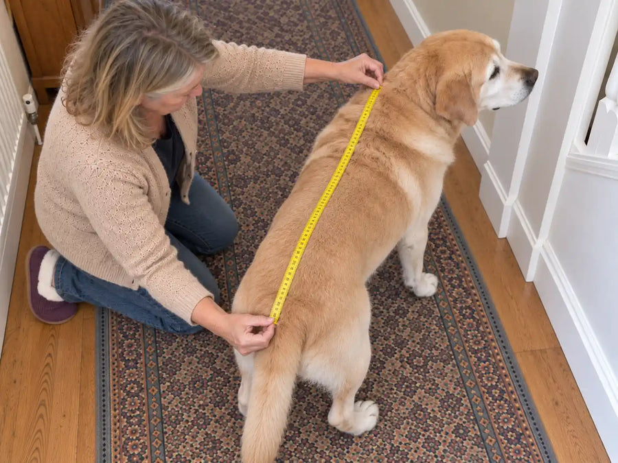 Measuring along the back