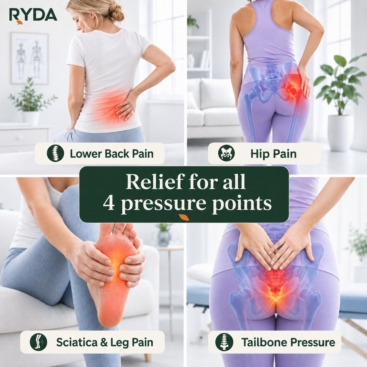 S30 PRO | Orthopedic Lumbar Support Cushion