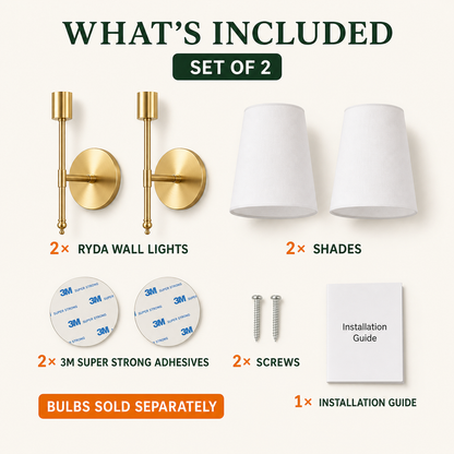 W50 PRO | The 3-in-1 Wireless Wall Light (Set of 2)