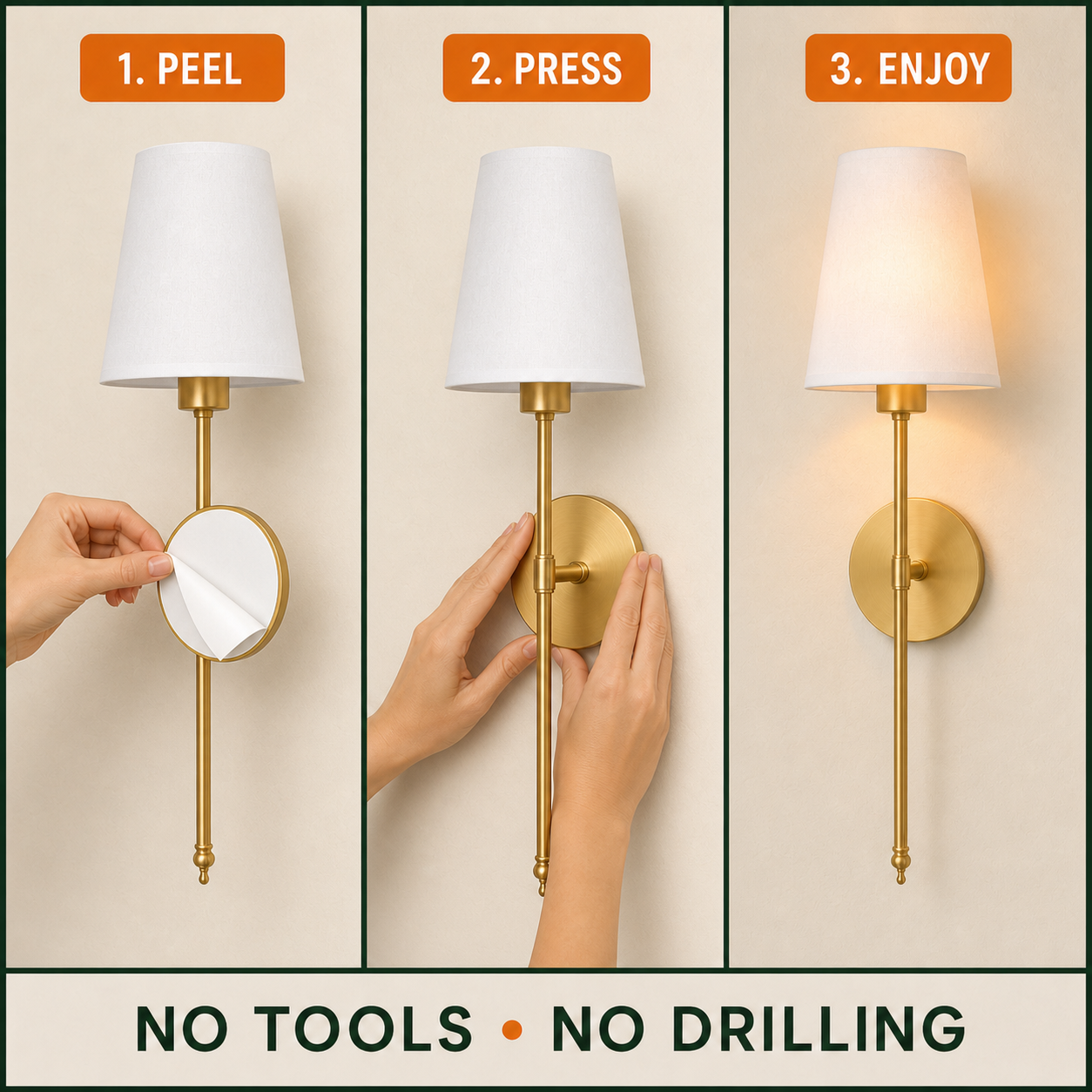 W50 PRO | The 3-in-1 Wireless Wall Light (Set of 2)